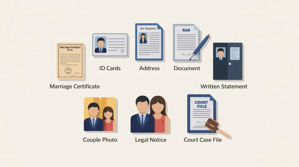 documents required to file an rcr petition